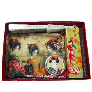 Asian Cosmetic Bag Gift Set with Tokyo Milk NEW